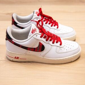 Nike Air Force 1 '07 LV8 'Tartan Plaid' DV0789-100 Men's Size 10